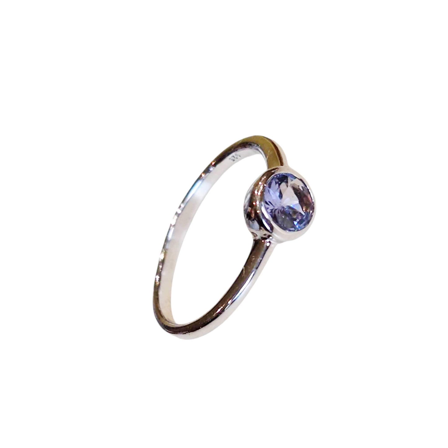 Silver Ring with a Tanzanite