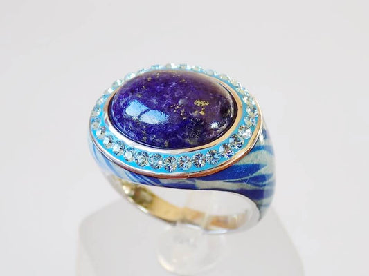 Silver Ring with Lapis Lazuli - AnArt