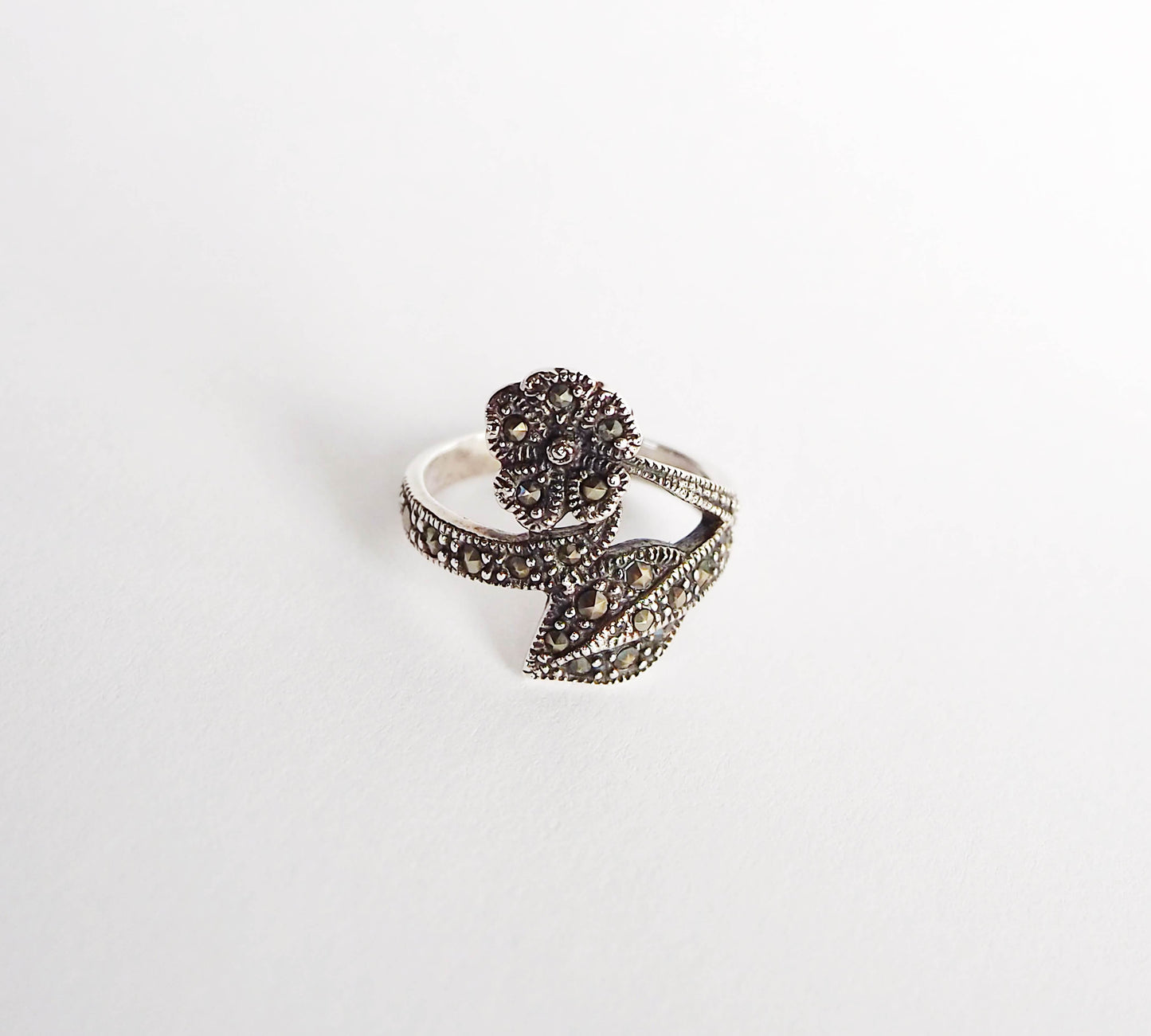 Silver Flower Ring