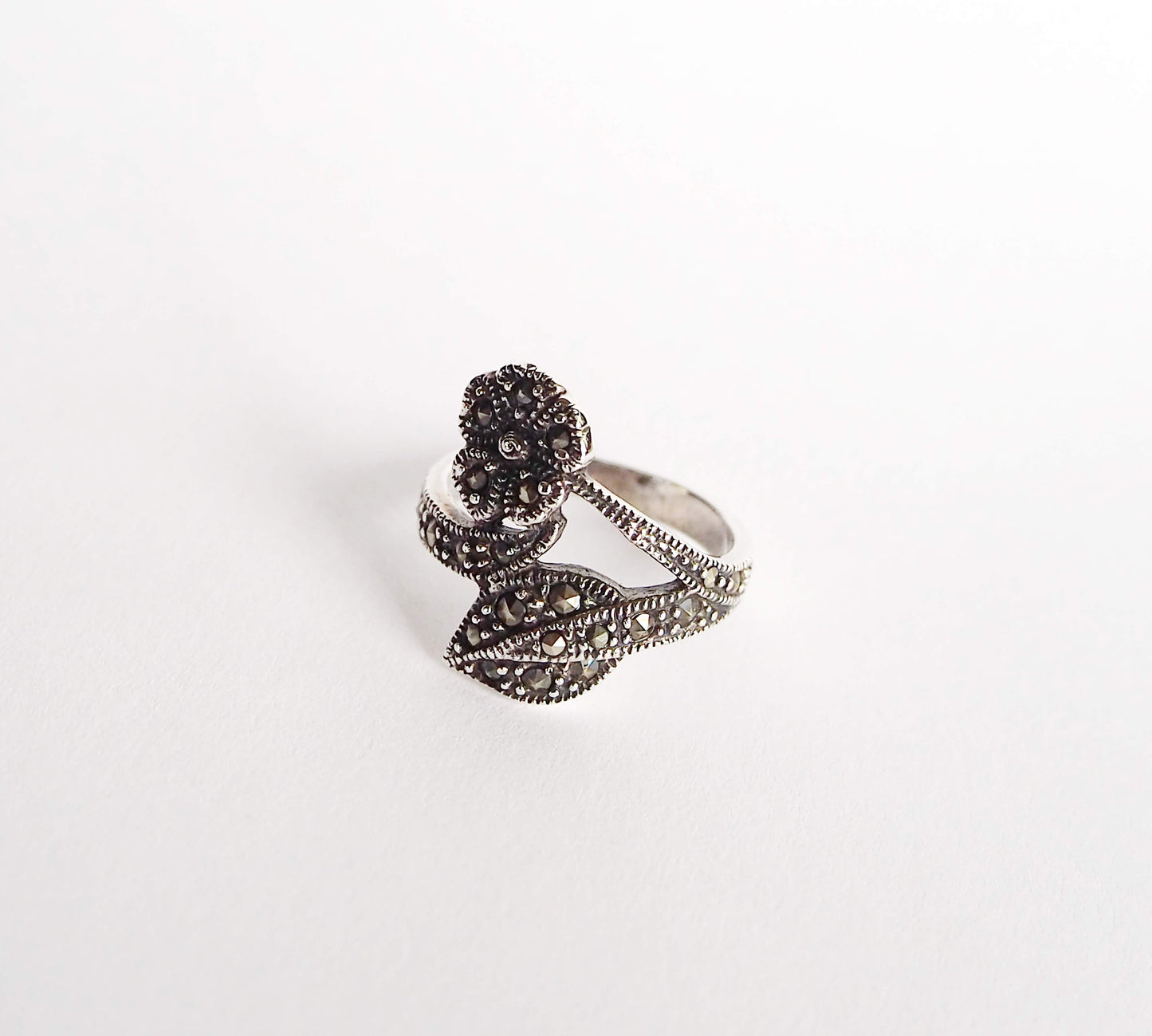 Silver Flower Ring