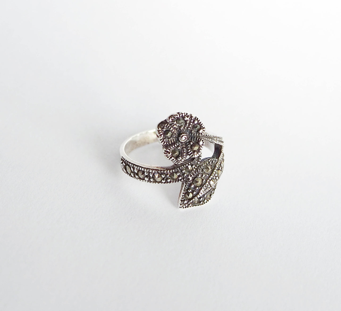 Silver Flower Ring