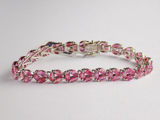 Silver Bracelet with Rubies - AnArt