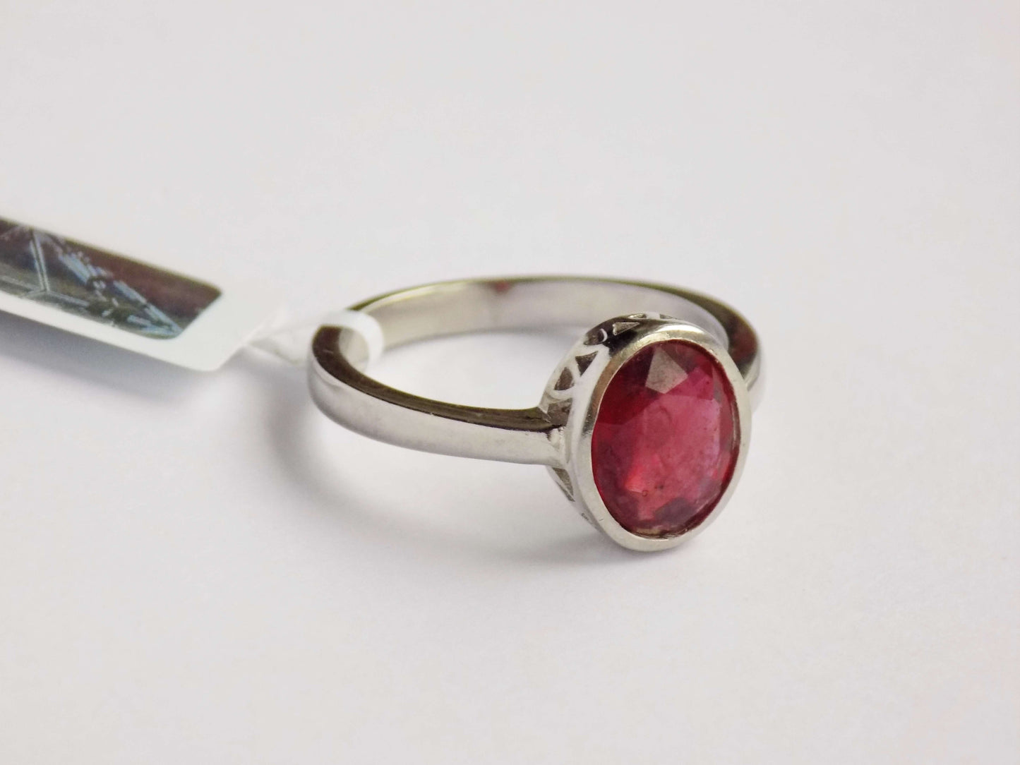 Silver Ring with Ruby - AnArt
