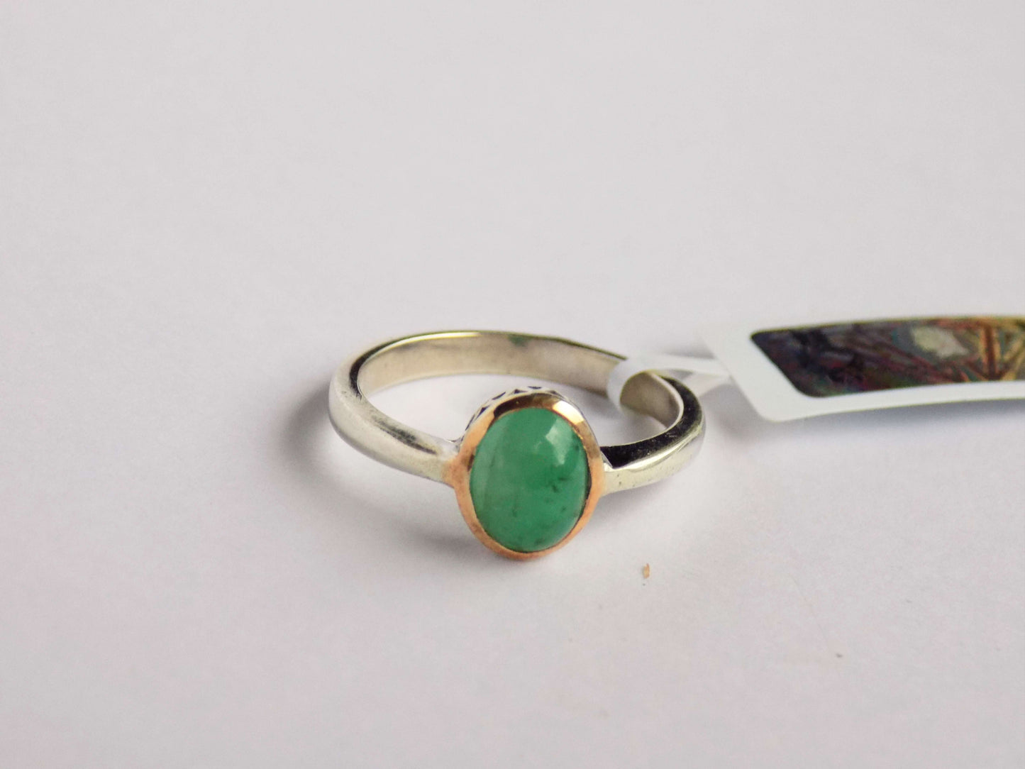 Silver Ring with Emerald - AnArt