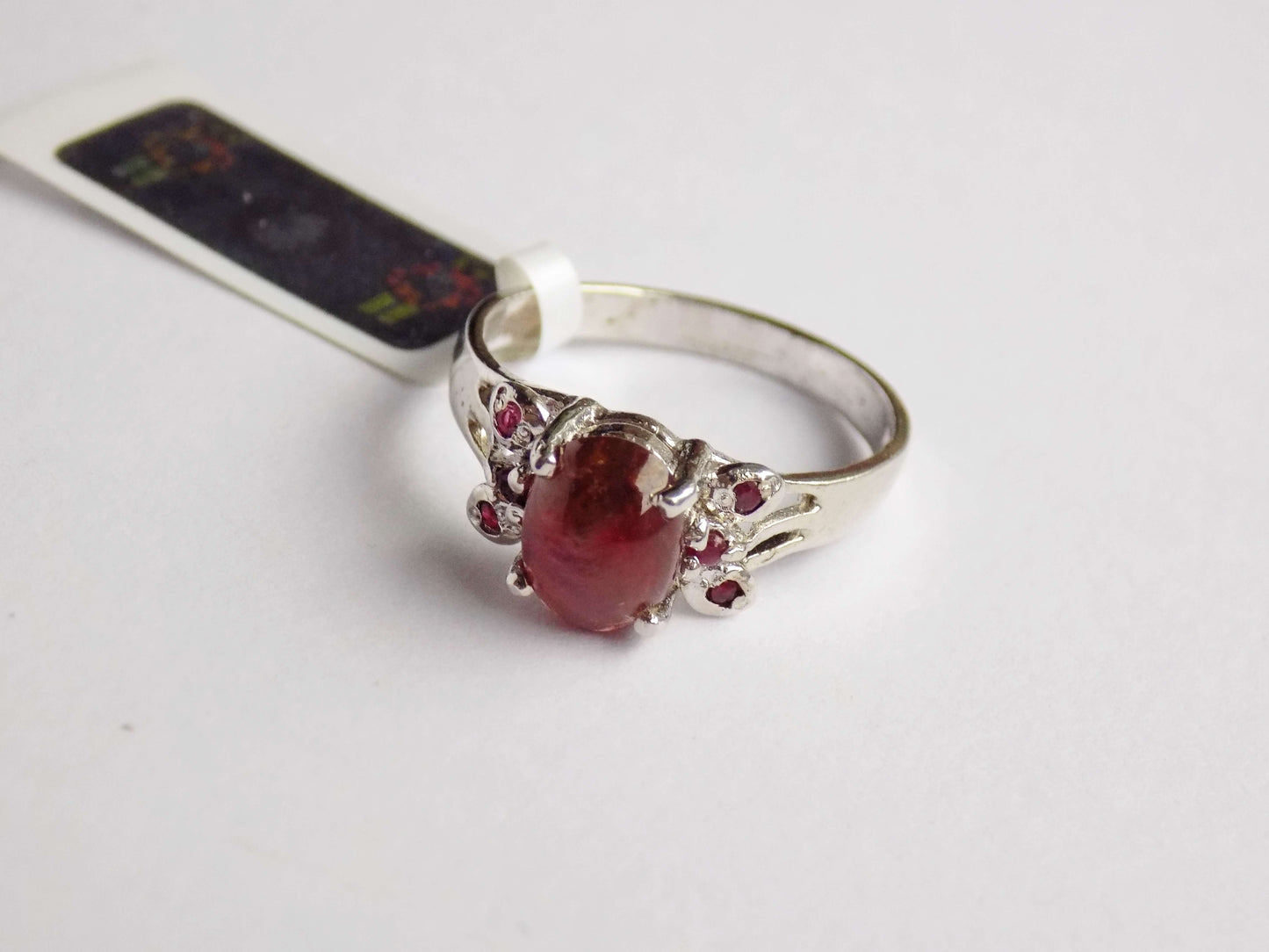 Silver Ring with Rubies - AnArt