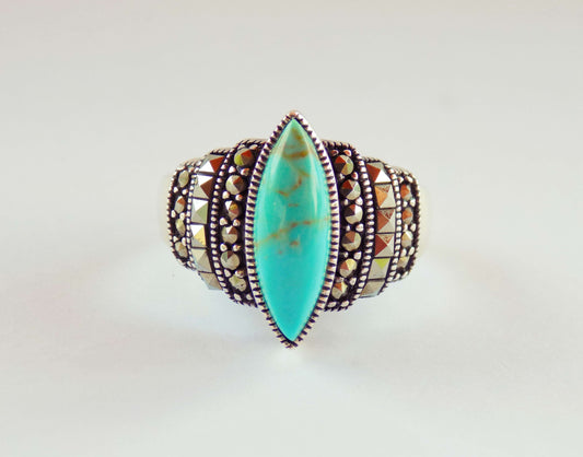 Silver Ring with Turquoise