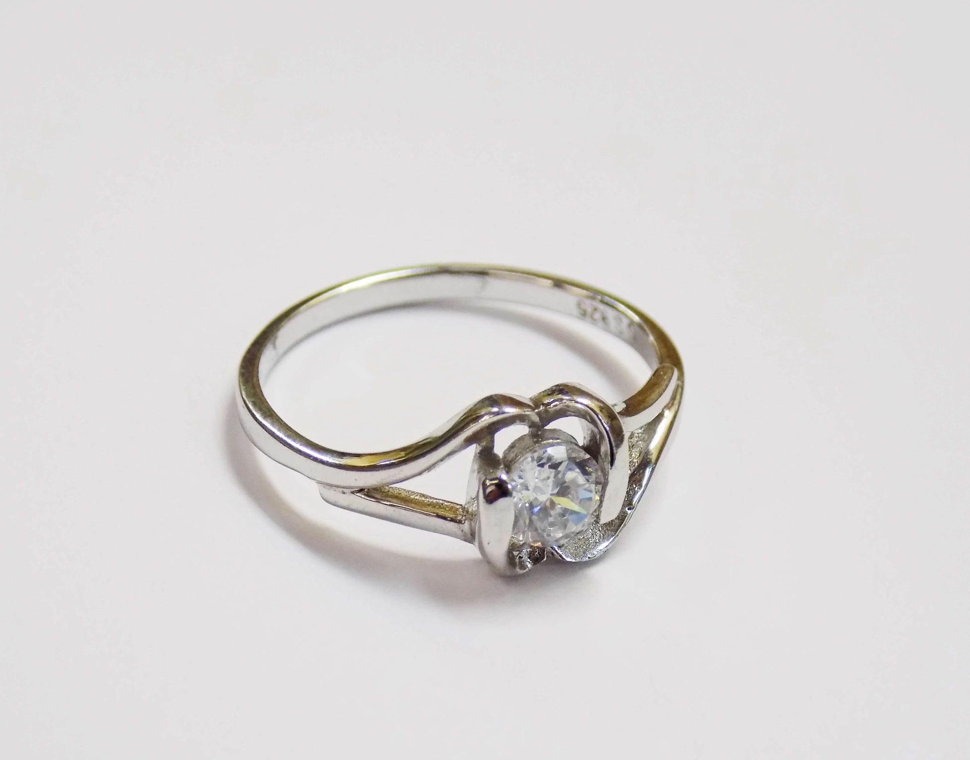 Silver Ring with Synthetic Zircon - AnArt