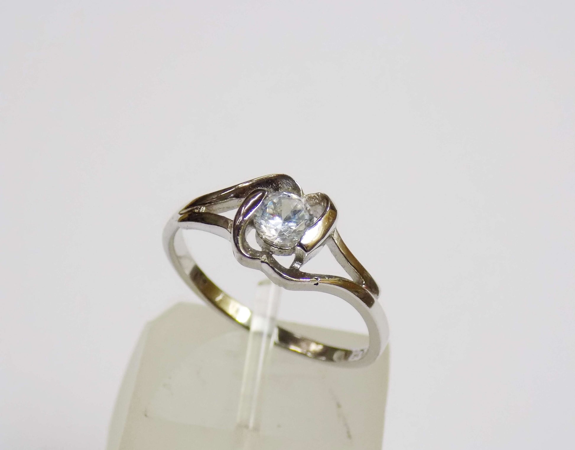 Silver Ring with Synthetic Zircon - AnArt