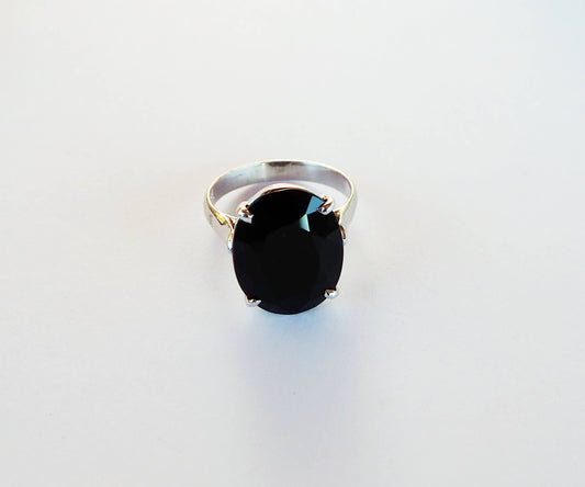 Silver Ring with Onyx